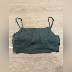 NWOT Aerie Beach Daze Lace Ribbed Bra Top